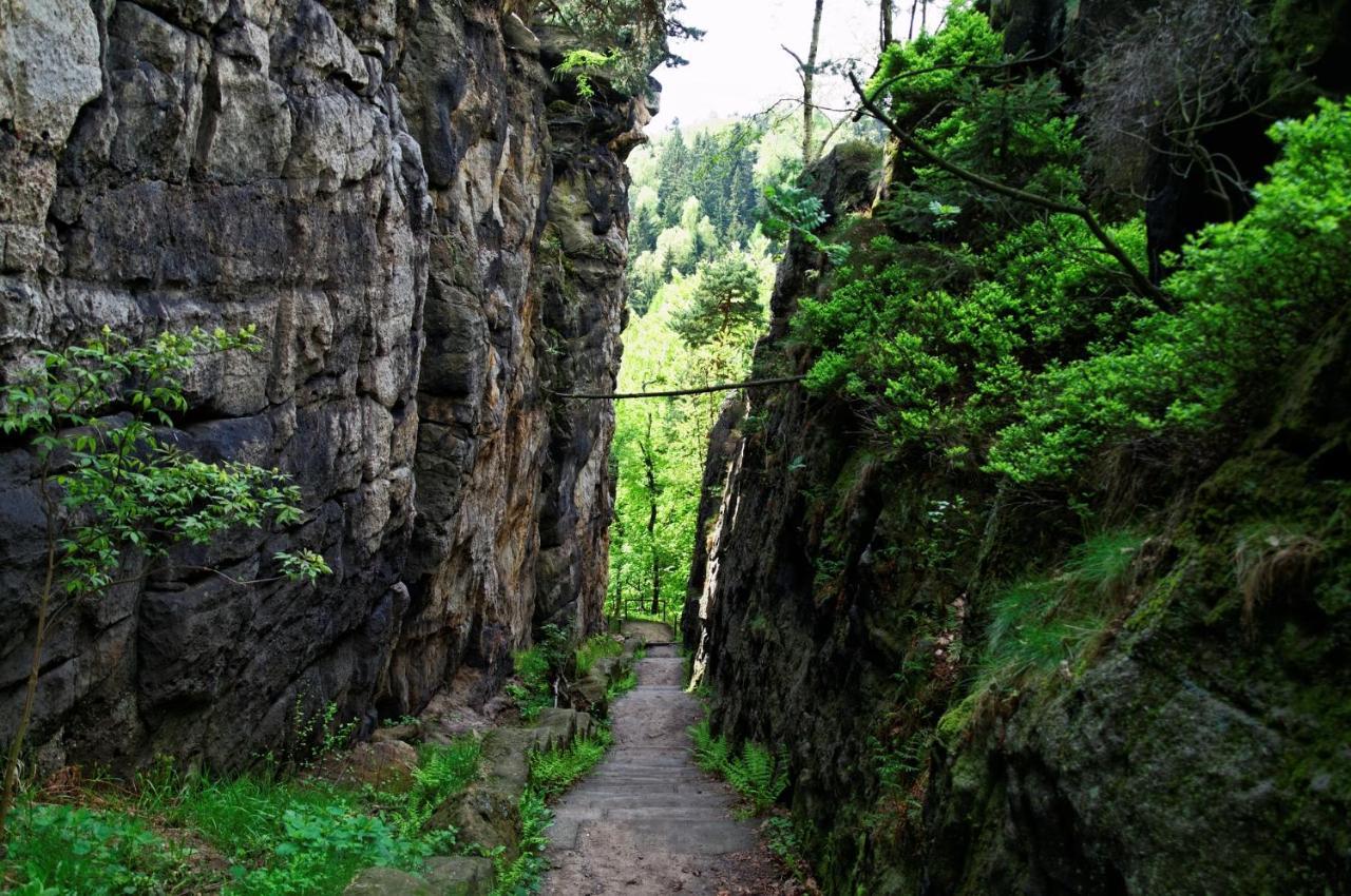 Wohlfuehlzeit Im Zittauer Gebirge Exterior foto